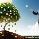 배당 성장 투자 성공 사례 분석 - **Prompt:** A visually compelling image representing the "snowball effect" of dividend growth invest...