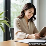 배당 성장 투자와 저금리 환경 - **Prompt 1: The Awakening to Asset Growth**
    "A sophisticated Japanese woman in her late 30s, dre...